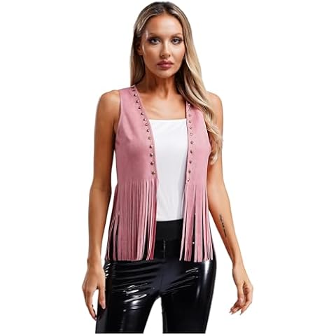 Gilet à Franges JEATHA Rose XL Cover