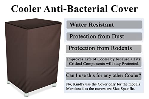 Image of The Furnishing Tree Air Cooler Cover compatible for Orient Electric CD8501H 85 Ltr Desert Cooler, Ployester, Coffee