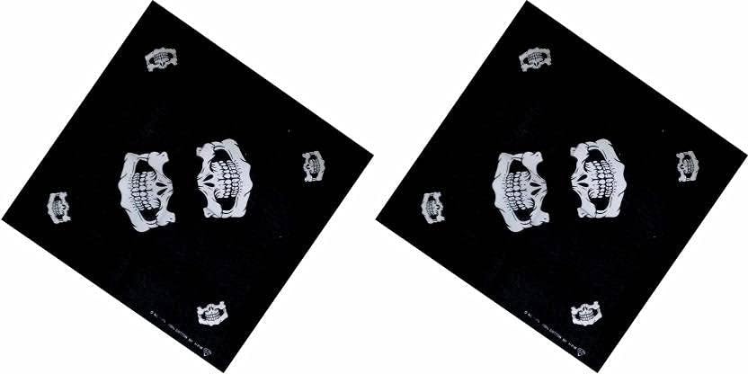 Creation Cotton Skull Design Big Size Bandana Handkerchief Head Wraps