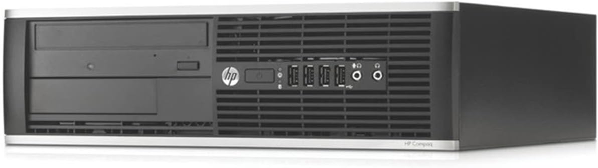 (Refurbished) HP Compaq Desktop Computer PC (Intel Core i5 2nd Gen, 8 GB RAM, 500 GB HDD, Windows 10 Pro, MS Office, Intel HD Graphics, USB, Ethernet, VGA), Black