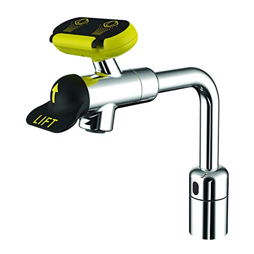 Speakman Eyesaver SEF-18100 Battery Powered Sensor Eyewash/Faucet Combination, Polished Chrome