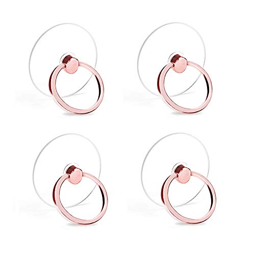 Zylee Cell Phone Ring Holder Stand, Transparent Phone Ring Holder 360ΓΒ° Rotation Phone Ring Grip Finger Ring Stand (4Rose Gold) Zylee Cell Phone Ring Holder Stand, Transparent Phone Ring Holder 360ΓΒ° Rotation Phone Ring Grip Finger Ring Stand (4Rose Gold)