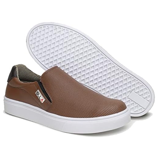 SAPATO IATE CARAMELO SLIP ON CASUAL SAPATENIS MASCULINO BABUCHE (44, CARAMELO)