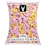 Shrimp & Banana Mix Sweets 200g | Retro Foam Pick n Mix Sweets | Soft Chewy Fruit Flavour Sweet Shop Favourite | Clear Pillow Pack Sharing Treat