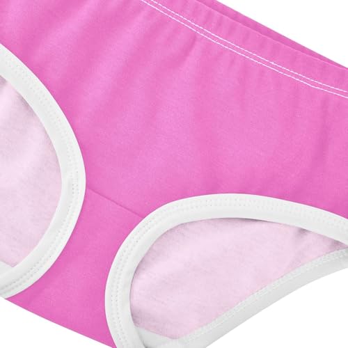 Joisal Rose Pink Toddler Girls Underwear 2t Cotton Panties Little Girl Fun Undies Kids Briefs4