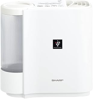 SHARP 加湿器 ホワイト 縦型 ~15畳(~38m2)向け　説明書付き SHARP 加湿器 ホワイト 縦型 ~15畳(~38m2)向け 説明書付き Amazon.