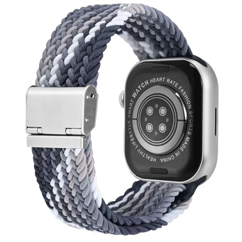 MABEKS Apple WatchiCvoh 42mm 44mm 45mm 49mm}_ubNEVo[҂ݍ݃iCւoh Rp`uX}[gEHb` iK\