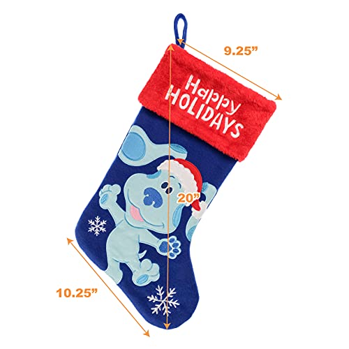 Ruz 20" Kid's Show Applique Christmas Stocking, Gift Holder for Stocking Stuffers, Indoor Home Decor and Holiday Decoration - Image 4