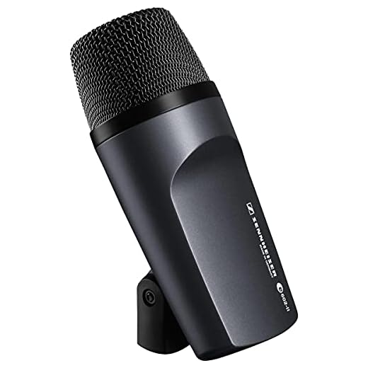 Sennheiser Pro Audio Microfone de bass-tambor dinâmico e602 II Evolution Series, Preto, e 602 II