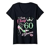 Photo Gallery donna sassy classy 60 e glamour 60° compleanno rosa e verde maglietta con collo a v Photo Gallery donna sassy classy 60 e glamour 60° compleanno rosa e verde maglietta con collo a v