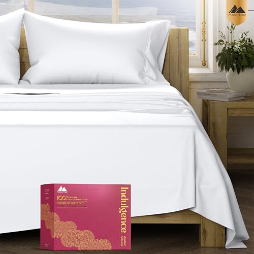 Mayfair Linen Egyptian Cotton Bed Sheets Queen Size - Luxury 1200 Series High Thread Count Queen...