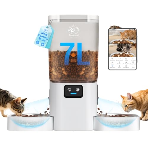 Frienhund Dual Bowl Cat Feeder