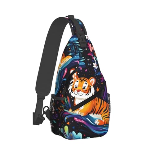 Mochila tipo sling unisex ligera para viaje miniatura 2