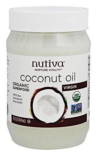 Nutiva Huile de noix de coco vierge biologique (60 onces Jar)