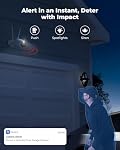 REOLINK 4K WiFi 6 Caméra de sécurité en plein air, Caméra de surveillance d'alimentation rechargeable, 2.4/5GHz Double-Band WiFi, Détection de l'homme/du véhicule/de l'animal, vision nocturne couleur, conversation à deux voies, IP67 Imperméable, RLC-810WA