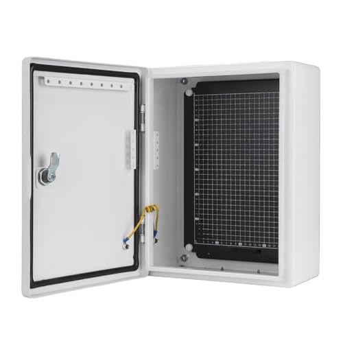 Boitier électrique étanche IP65 en acier 30x40x20cm avec serrure