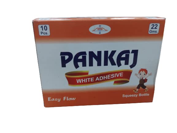 Pankaj White Adhesive 20g Pack of 10