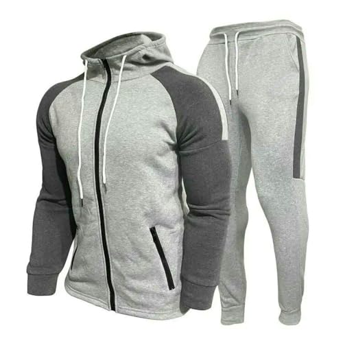 Cardigan à capuche homme manches longues ensemble sport