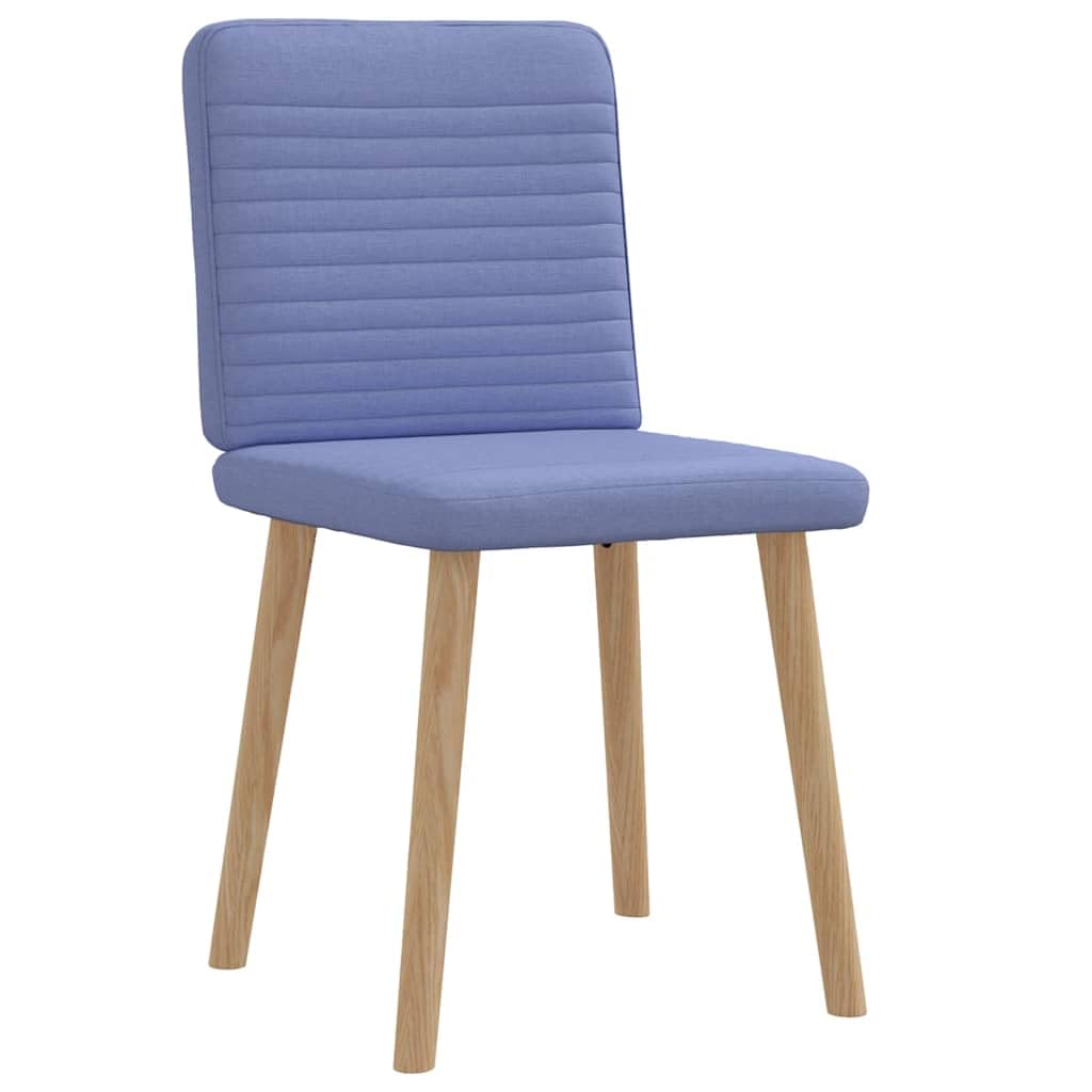 Juego de 2 sillas de comedor tapizadas de tela azul vaquera con reposabrazos, 45 x 54 x 86 cm, silla de cocina para comedor, salón, restaurante y gastronomía, asiento cómodo con respaldo