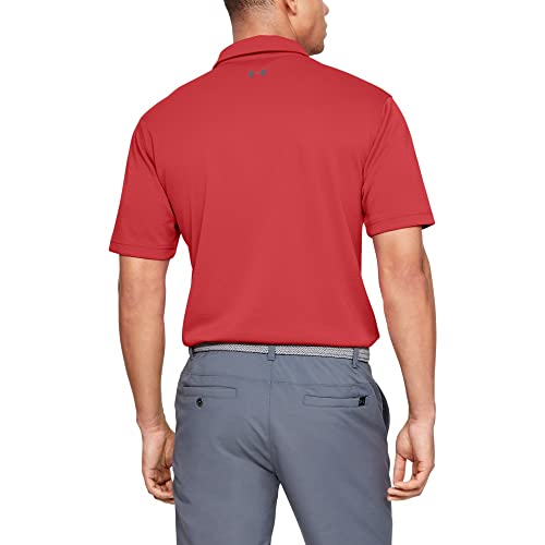 Image of Under Armour Men's Polyester Solid Tech Polo | T-Shirt | 1290140-001