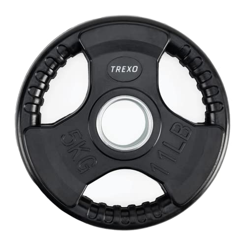 XTREXO 5 kg Belastung 24 cm Durchmesser Scheibe mit Griffen...