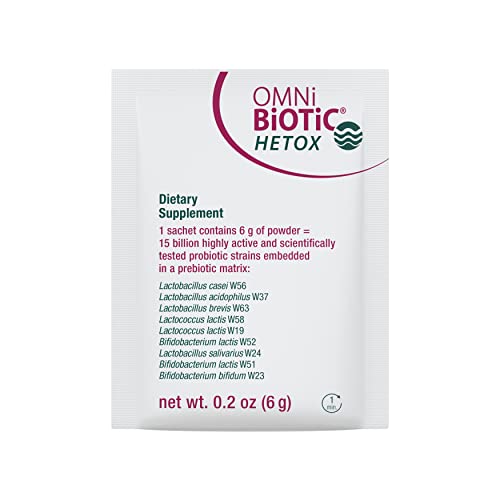Image of OMNi BiOTiC Hetox - Probiotic Powder for Liver Support & Metabolic Health | Clinically Studied to Support the Gut-Liver Axis and the Body's Natural Detoxification Processes, Hypoallergenic, Non-GMO