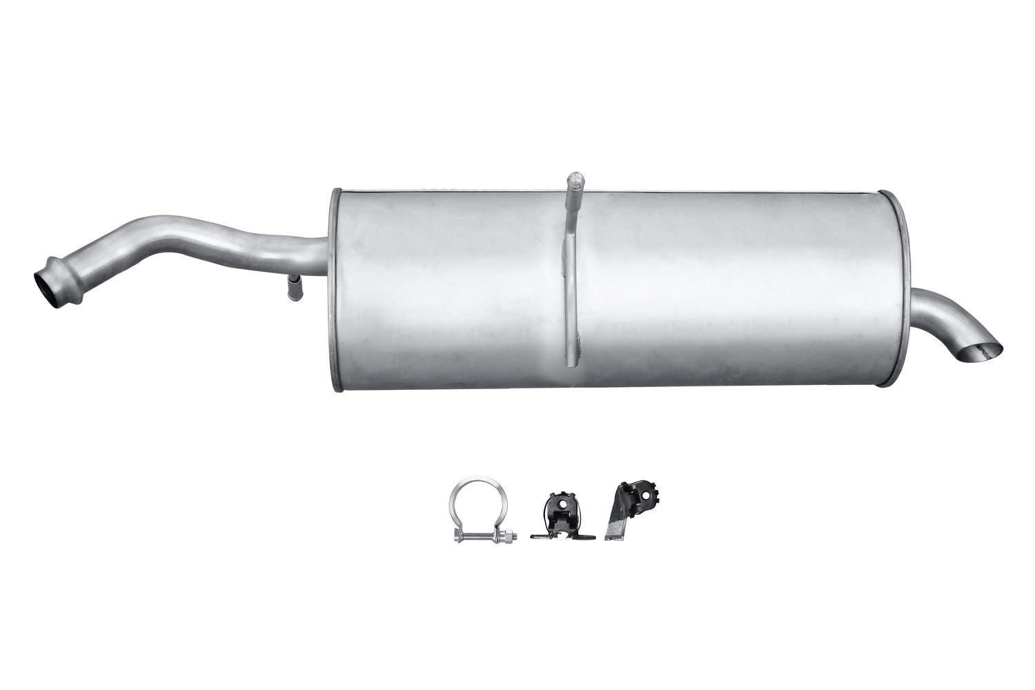 HELLA 8LD 366 032-021 Tłumik końcowy - Easy2Fit® Kit - z tyłu - jednoczęściowy - Komplet z elementami do montażu