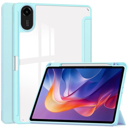 REDMIpad2 タブレット本体 ブルー カバー付き Amazon.co.jp: For Redmi Pad 2 ケース 2025年発売 ペン収納 クリア