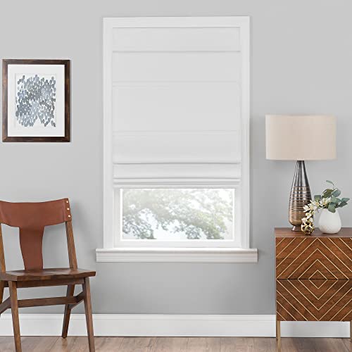 Cordless Roman Shades for Windows - 29 Inch Width x 64...