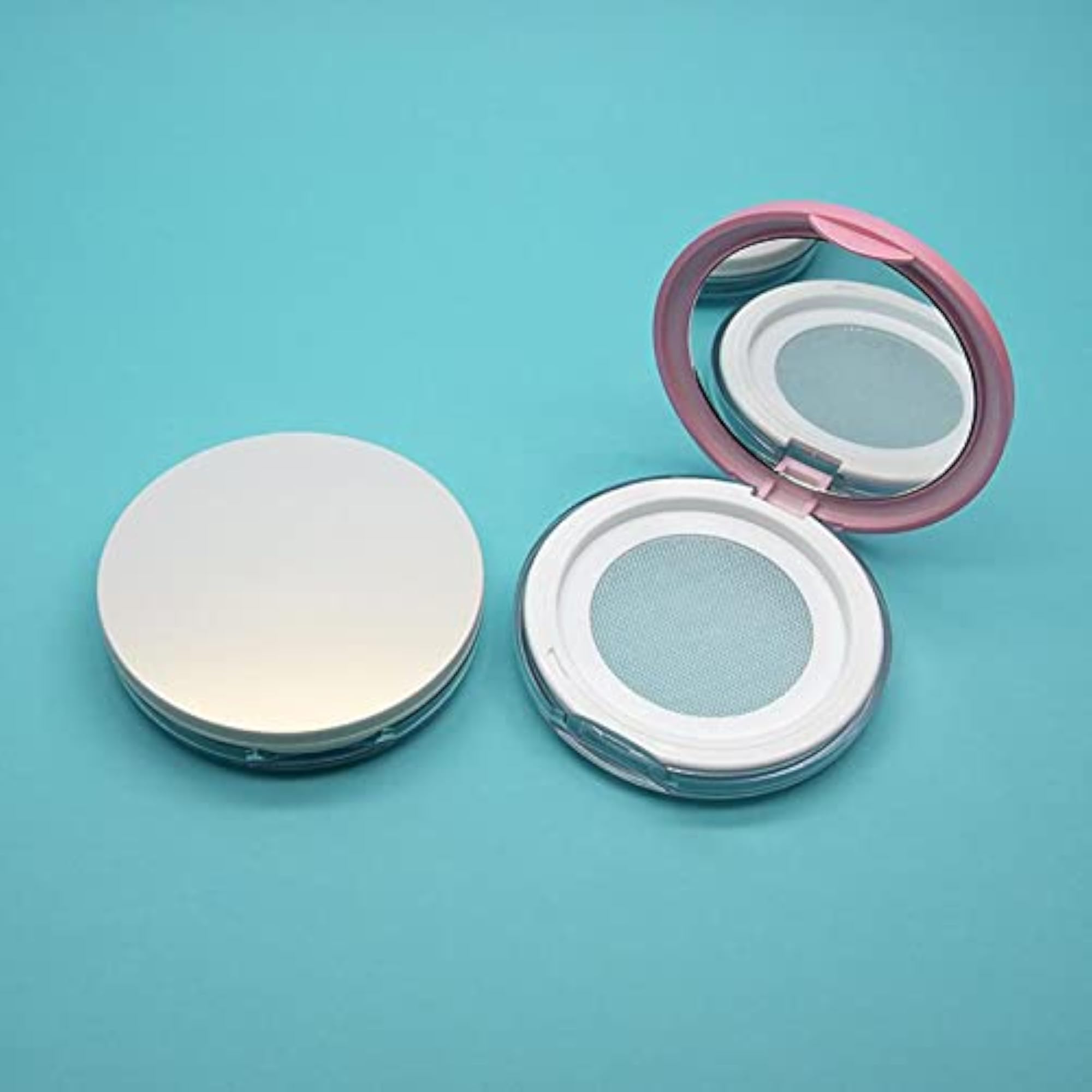 DIY Empty Poly Loose Powder Container, 3ml, Pink