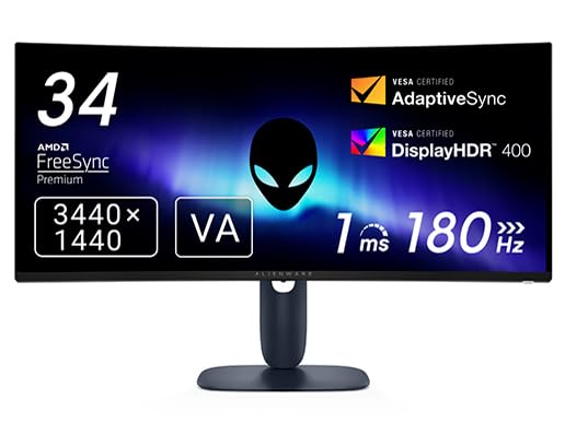 Amazon.co.jp: Dell Alienware AW3425DWM 34インチ カーブ型曲面 WQHD 