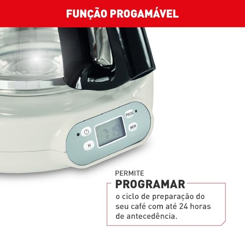 Cafeteira Arno Soleil Marfim para Café em Pó - SFCM