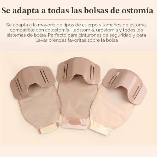 Cinturón de estoma y escudo anticolisión para bolsas de colostomía 7