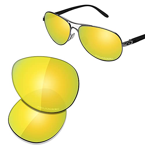 Image of SAUCER Premium Replacement Lenses & Nosepads for Oakley Feedback OO4079 | UV400 Protection, Anti-Scratch, Precise Fit