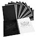 LuLyL 50PCS Carbon Transferpapier Carbonpapier Graphitpapier für Holz, Papier, Leinwand,