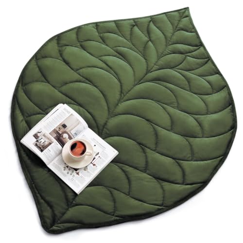Image of Kaisa Weighted Blanket for Adults 7lbs 41 inch x 53 inch, Soft Heavy Cozy Luxury Crystal Velvet Small Weighted Lap Blanket, All-Season Blanket, Machine Washable, Olive Green