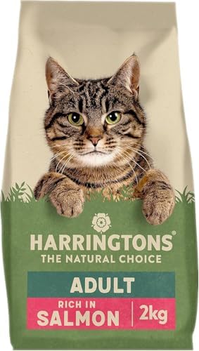 Harringtons Complete Dry Adult Cat Food Salmon 2kg (Pack of 4) - ...