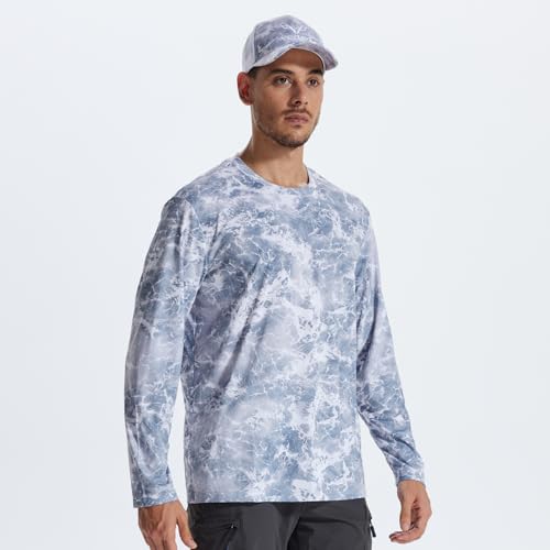 LOOGU Men’s Hunting Camo Shirt Lightweight, Camouflage Shirts for Men Long Sleeve Shirt for Fishing Hiking Camping — view 3