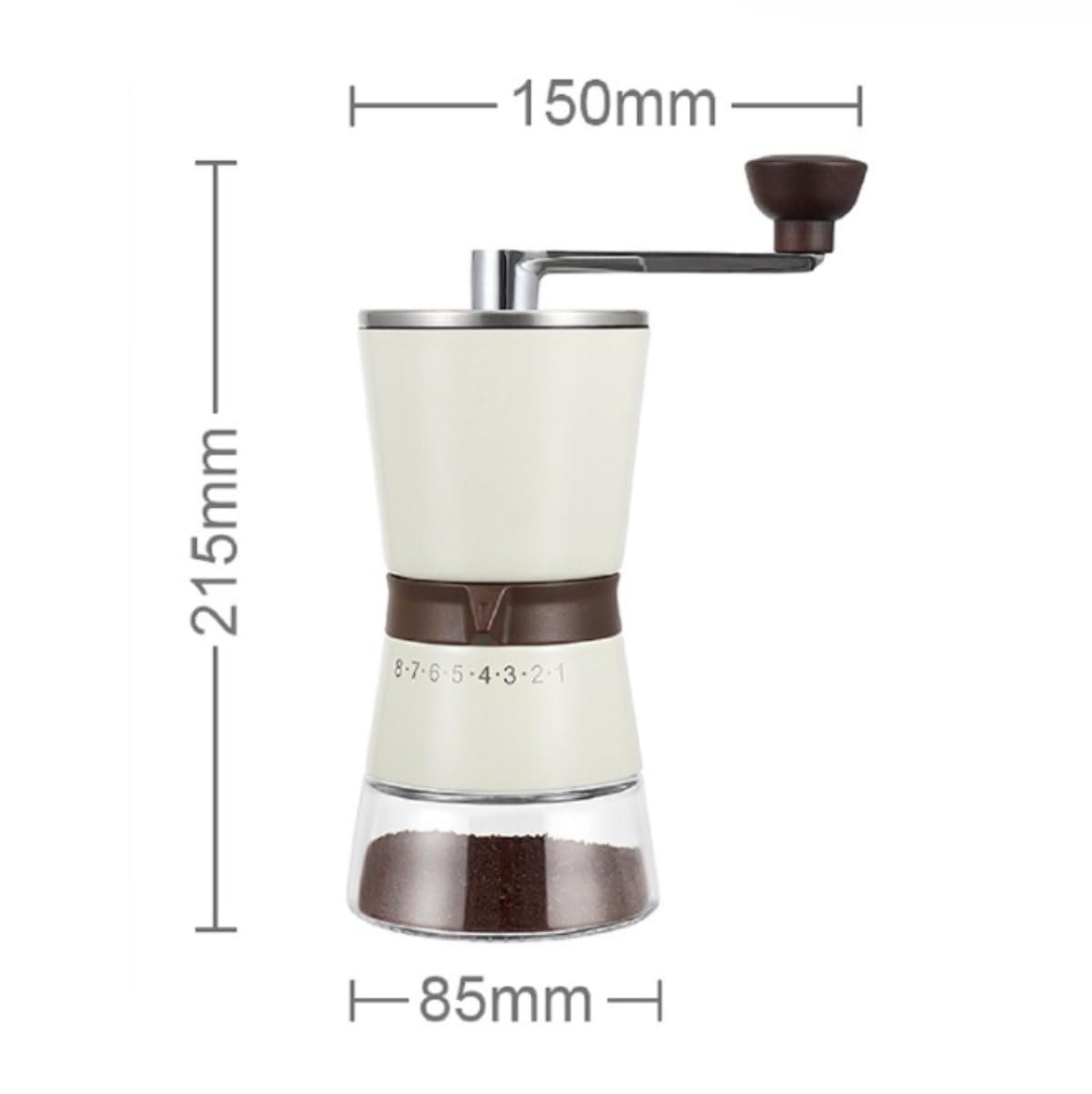 Amazon | Geyaziuポータブル手挽きコーヒーミルコーヒ新しい80G