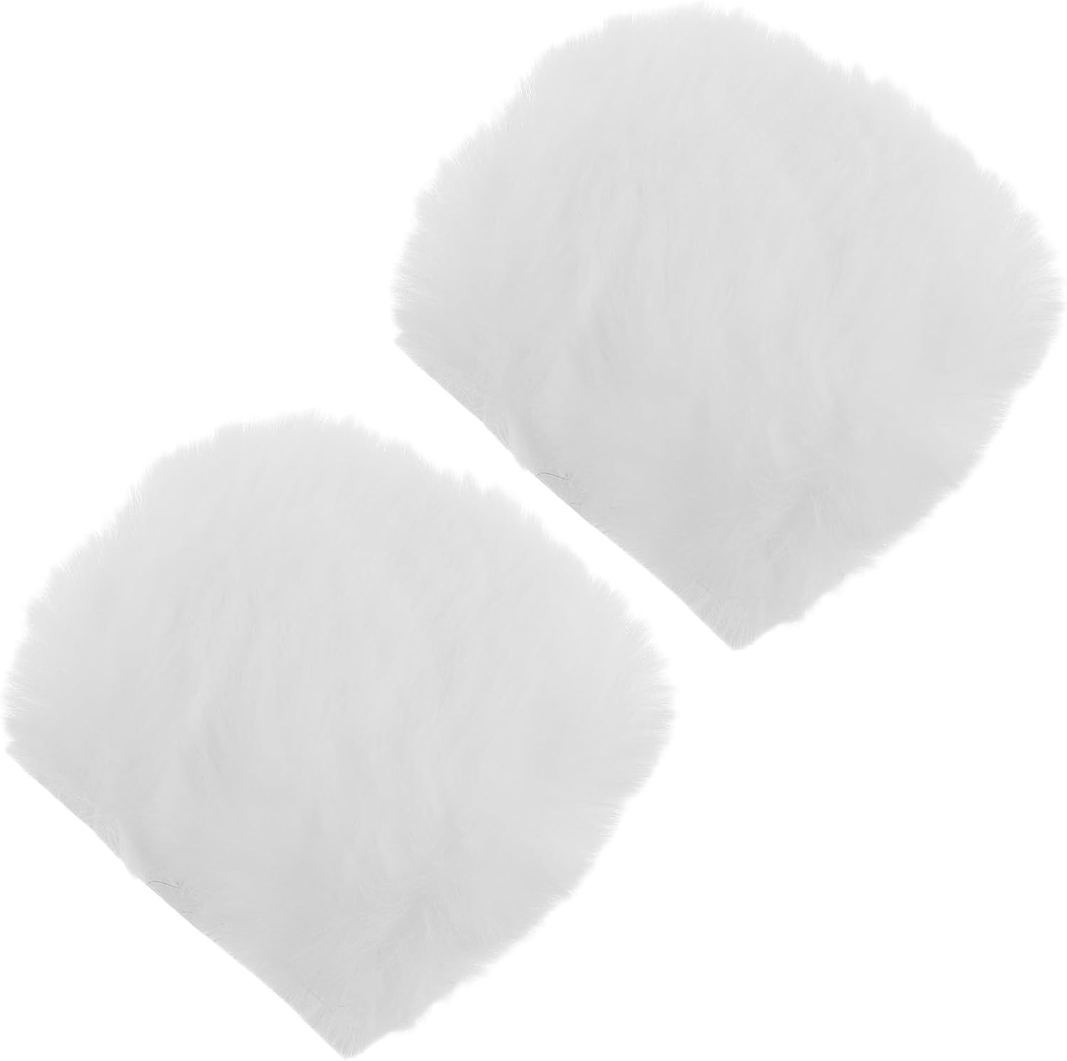 Xmas Bear Ear Helmet Decor, Plush Detachable Motorcycle Accessory