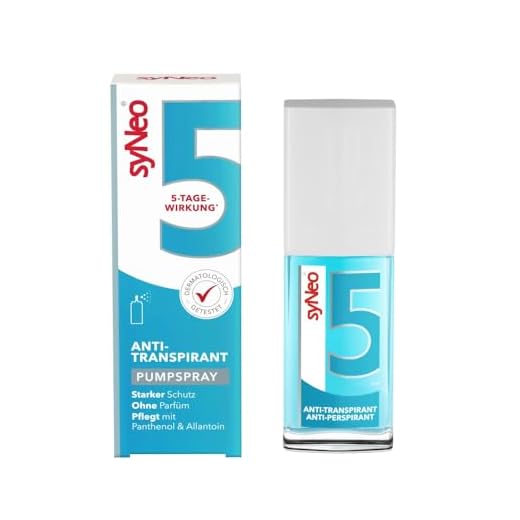 syNeo 5 Antitranspirant Pumpspray, Anti Schweiß Deo für Damen und Herren gegen starkes Schwitzen, Anti Transpirant Antiperspirant Spray, 1er Pack (1 x 30 ml)