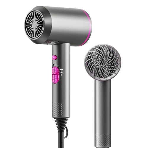 HappyGoo Hair Dryer, Powerful Fast Drying Hairdryer, Millions Negative Ions with 7 Modes, Hairdryers for Women Man