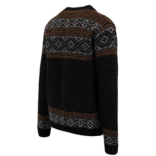 ICEWEAR Pétur Men's Crewneck Sweater Nordic Knit Design 100% Wool Long Sleeve Winters Without Zip Sweater4