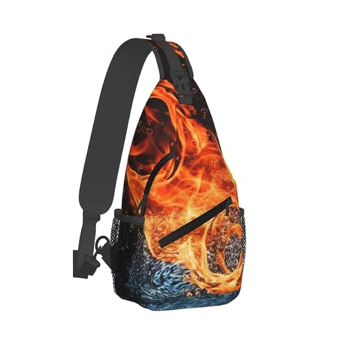 Bolso tipo Sling para mujer y hombre, mochila cruzada miniatura 7