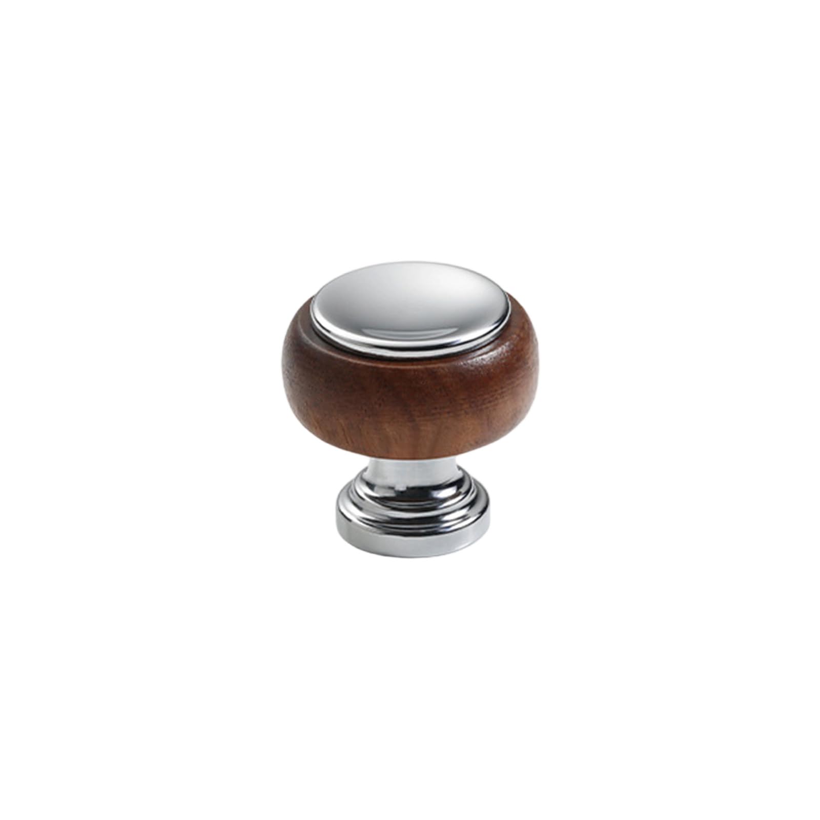 Tertioi Chrome Brass Wood Cabinet Knobs Wardrobe Cabinet Door Elegant Design Comfortable Grip Easy Installation Wooden Pull