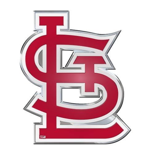 Emblema de St Louis Cardinals calcomanía troquelada a color para autos