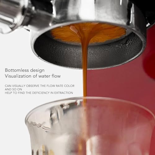 Image of THW Bottomless Portafilter Coffee Machine 51mm Dining & Bar | Small Kitchen Appliances | Coffee Makers | cafetaria | Espresso Coffee spares (Wooden Handle)(FOR INDIAN COFFEE MACHINES ONLY)