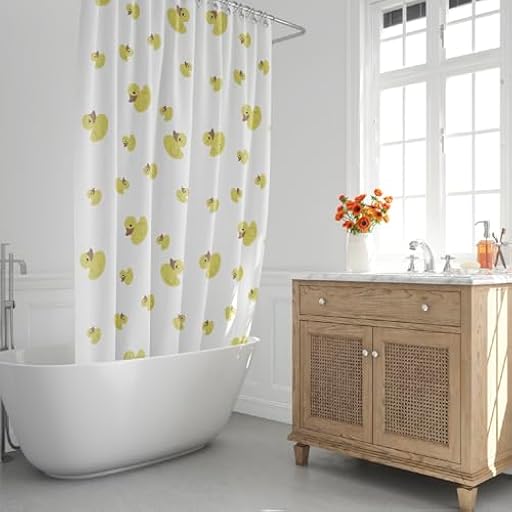 ORYX Cortina Ducha Patitos 180x200 cm. Impermeable | Ya disponible en tu tienda friki favorita! En mundofriki.es!