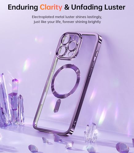 Coque iPhone 16 Pro Max antichoc violette avec 2 verres et MagSafe - 5
