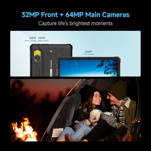 Image of Rugged Tablet T2 Ultra, 10.95 inch Android 15 Tablets, 20000mAh 20GB(12+8)+256GB (2TB TF) Outdoor Industrial PC, 32MP+64MP+20MP Octa-Core IP68 Waterproof Computer for Outdoor UTV Moto Drone Field Work